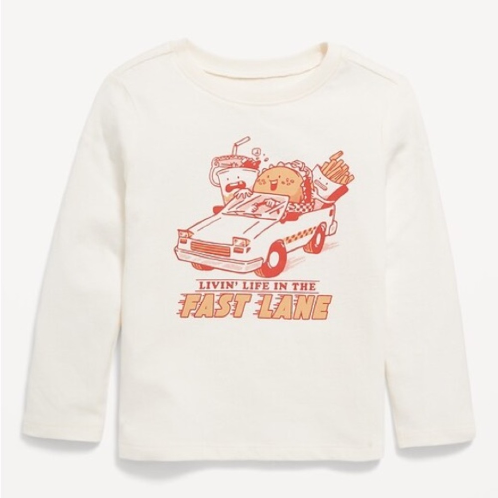 Old Navy Toddler Boys Graphic Long Sleeve Tee